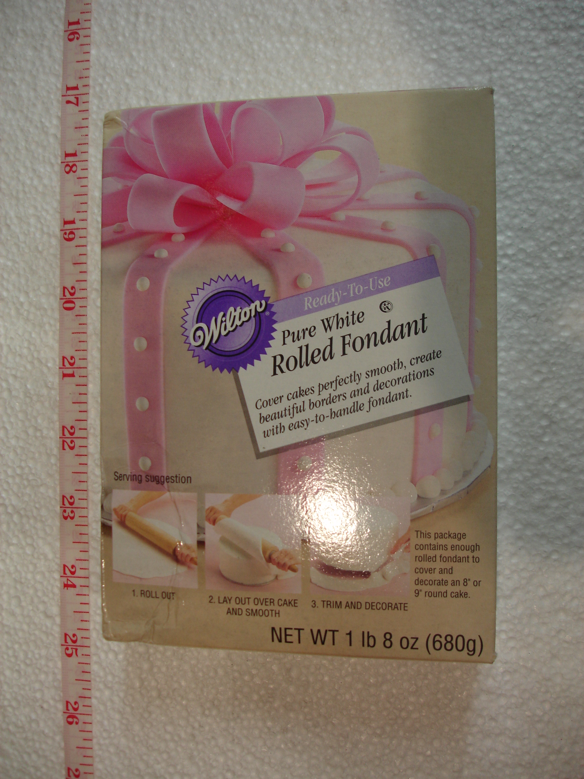 Pure White Rolled Fondant